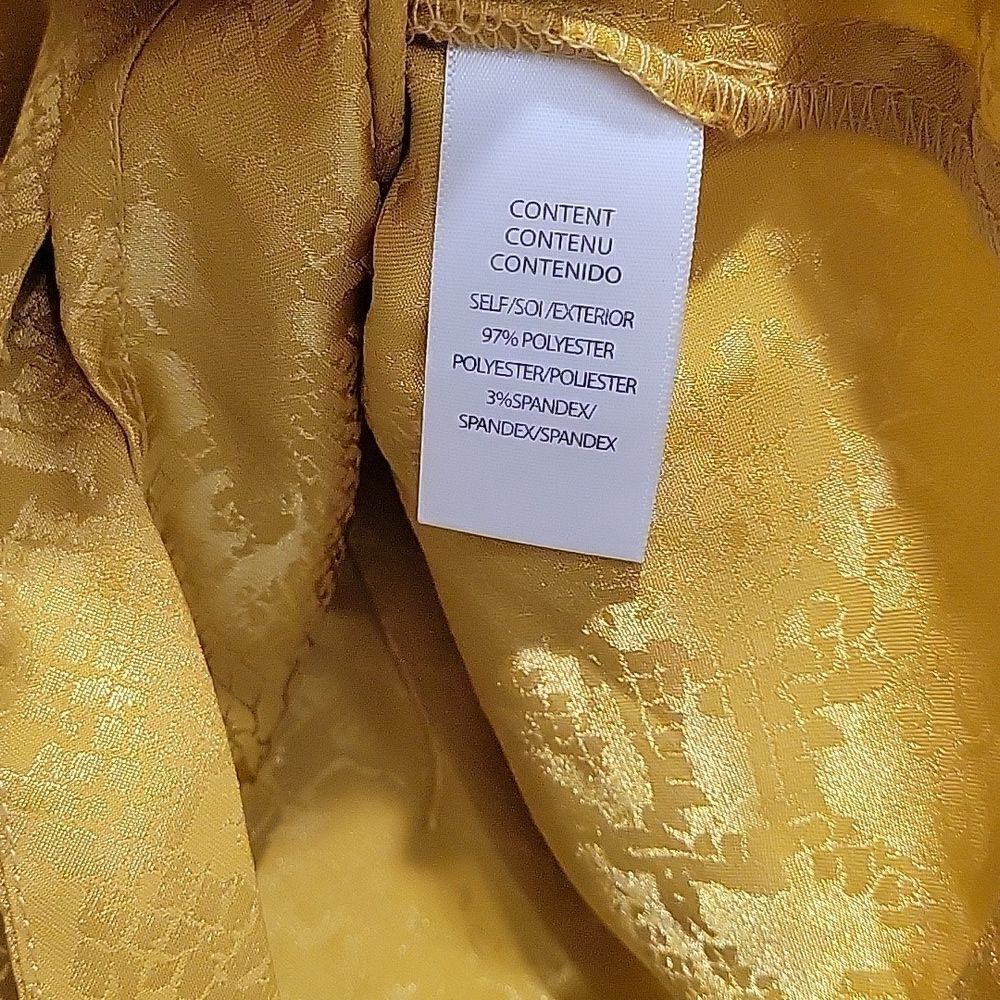 Gorgeous gold blouse sz 8 - Picture 7 of 11